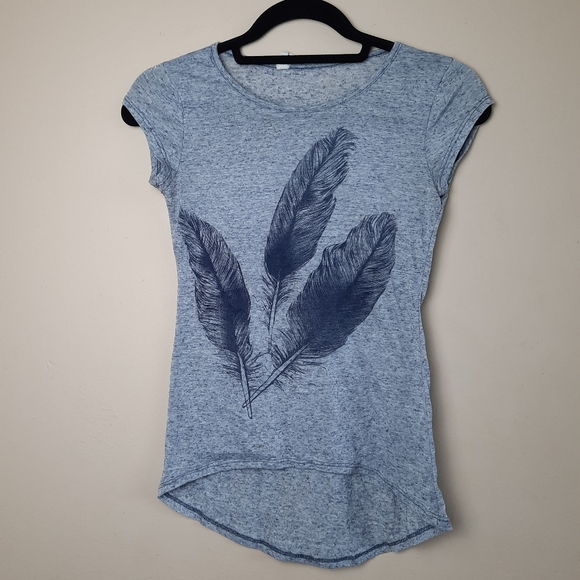 Tops - Blue Gray Cap Short Sleeve Tee Size S